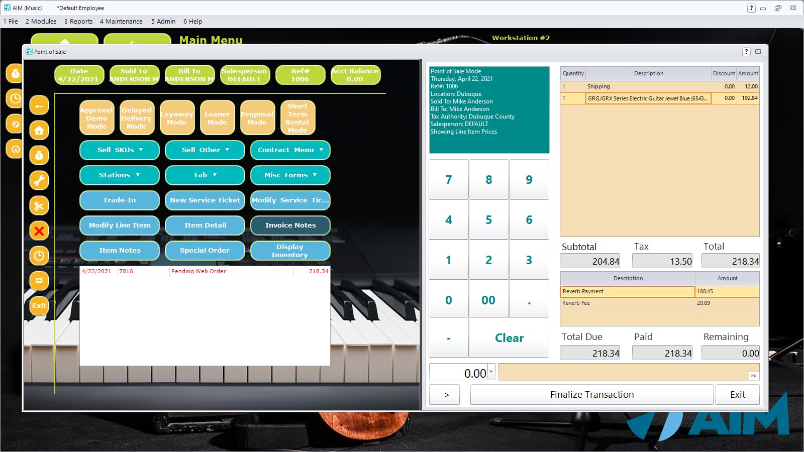POS Screen